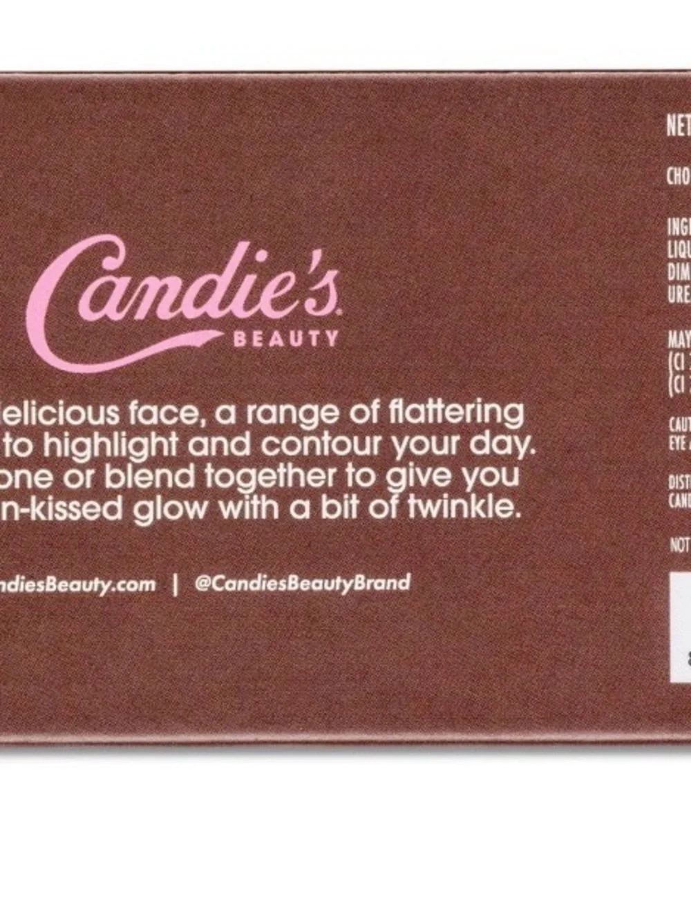 Candie's Parlor S'mores 3-in-1 Contour Makeup Palette